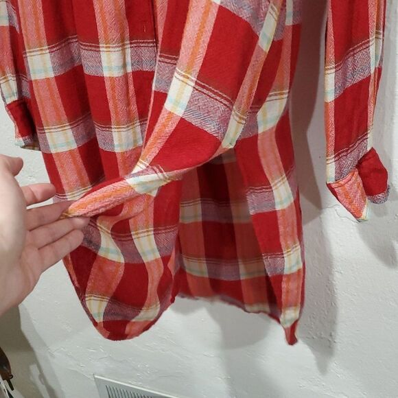 Anthropologie Akemi + Kin Plaid Tunic Top or Mini Dress Size S - Picture 5 of 14